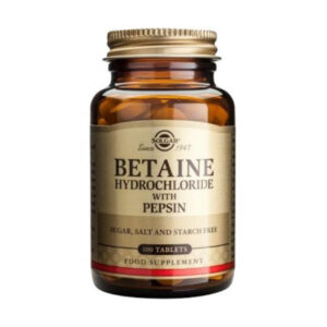 Solgar Betaine Hydrochloride with Pepsin 100s