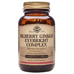 Solgar Bilberry Ginkgo Eyebright Complex 60s