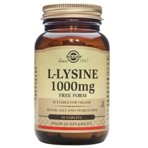 Solgar L-Lysine 1000mg 50's