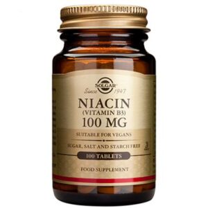 Solgar Niacin (Vitamin B3) 100mg 100s