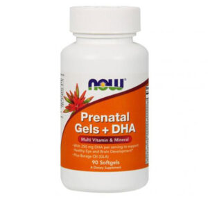Now Pre Natal Multi With DHA Gels 90s