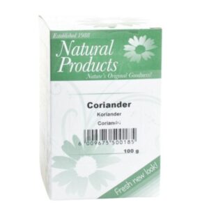 Natural Products Dried Coriander (Coriandrum sativum) 100g