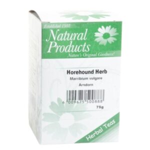 Natural Products Dried Horehound Herb (Marribium vulgare) 75g