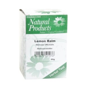 Natural Products Dried Lemon Balm (Melissa officinalis) 60g