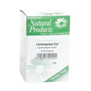 Natural Products Dried Lemongrass Cut (Cymbopogon citratus) 75g