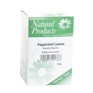 Natural Products Dried Peppermint Leaves (Mentha piperita) 60g
