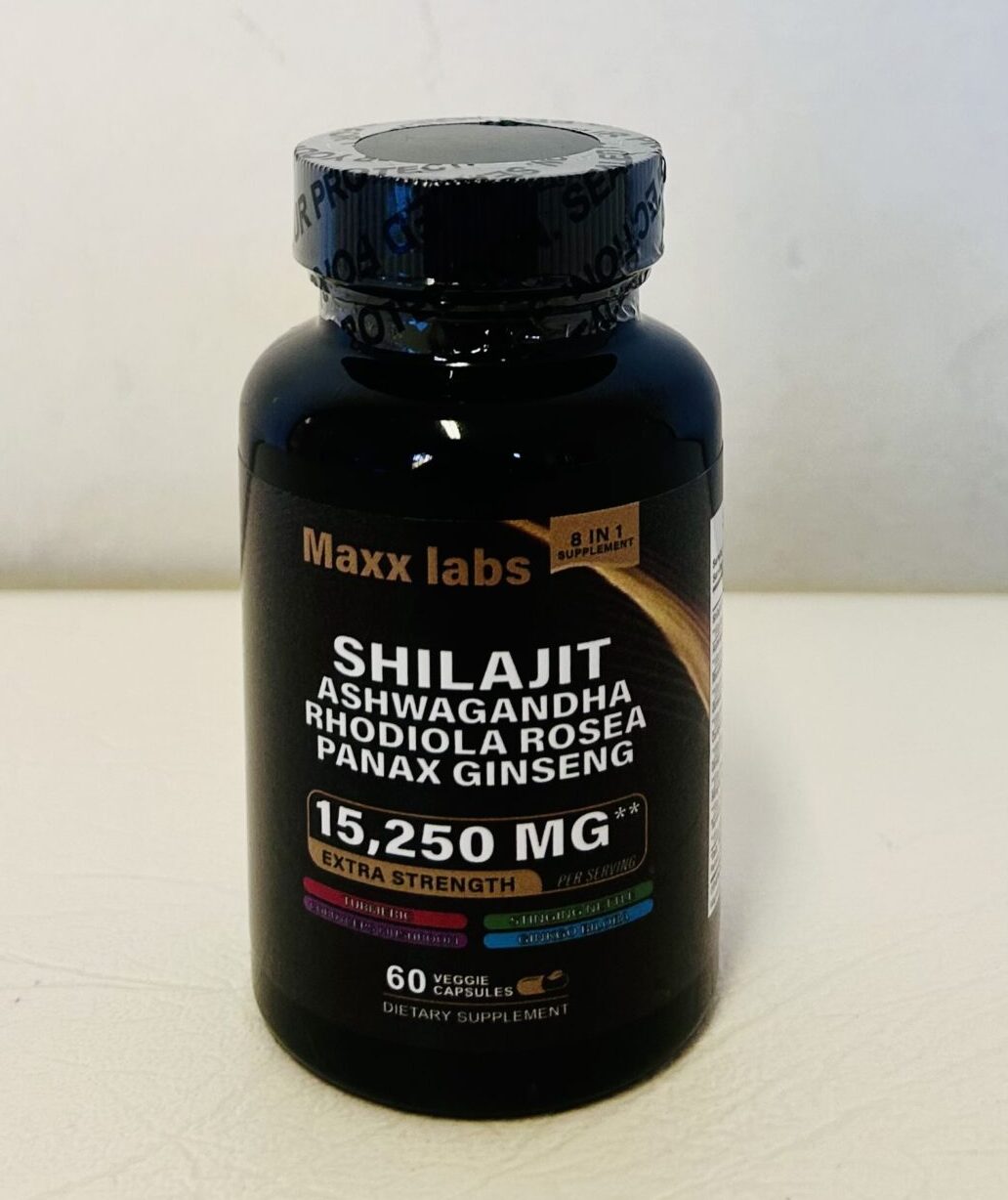 IMG_8370 Maxx Labs Shillajit Ashwagandha Rhodiola rosea Panax Ginseng - Image 1